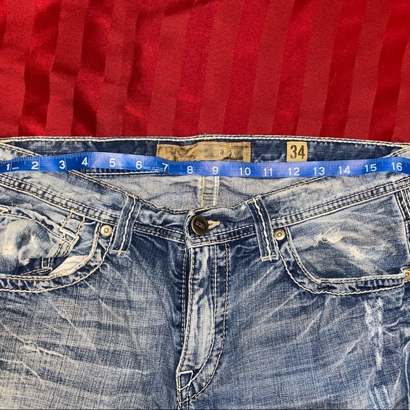 Men’s 34x34 BKE Derek Distressed Jeans - Picture 5 of 10